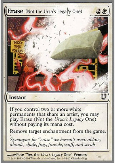 (英)Erase (Not the Urza's Legacy One) 【UNH】 No.010