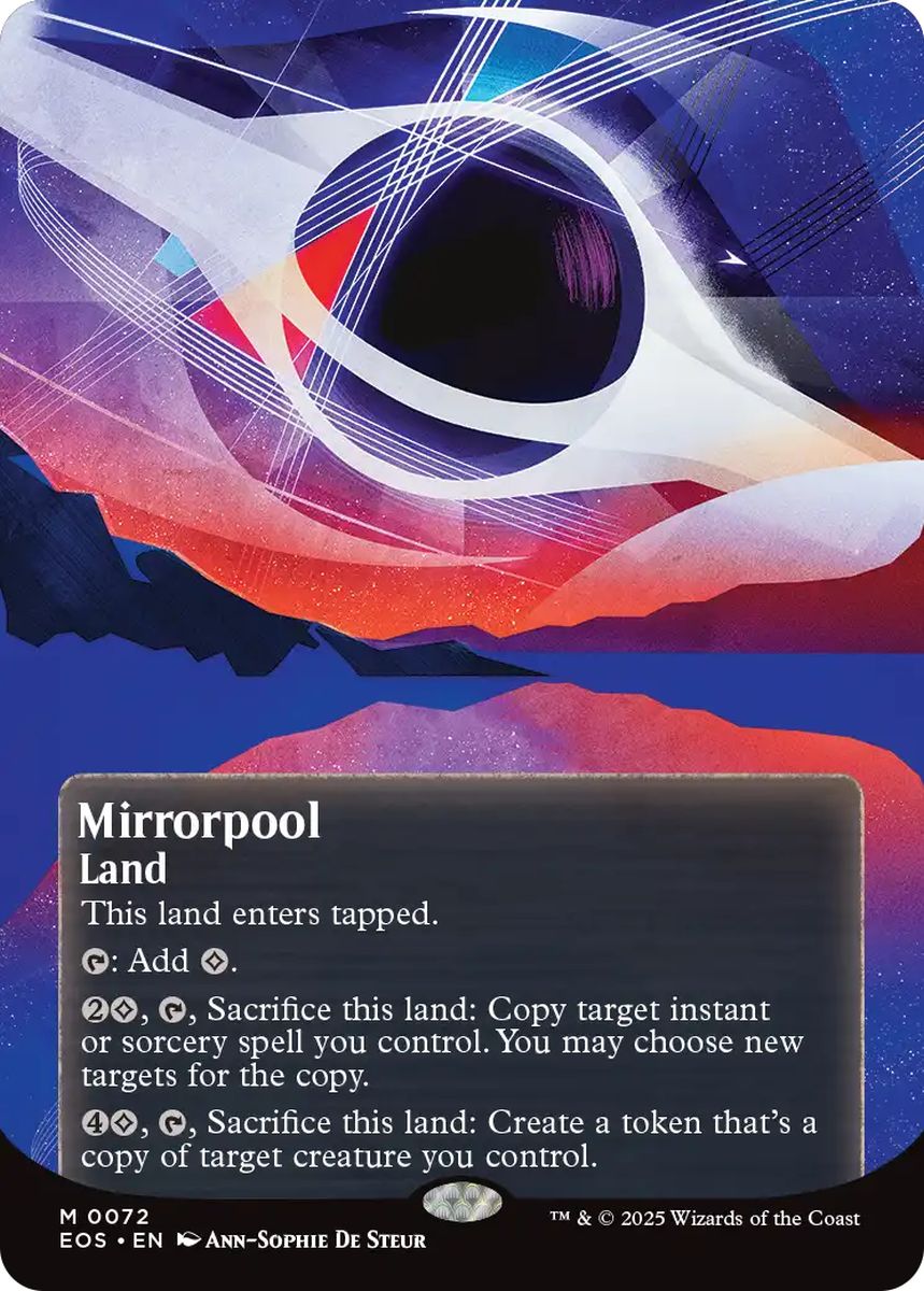 (英)鏡の池 / Mirrorpool ★ボーダーレス★(「星景ポスター」) 【EOS】 No.072