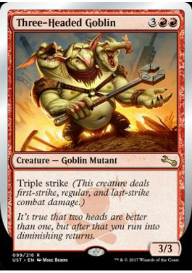 (英)Three-Headed Goblin 【UST】 No.099