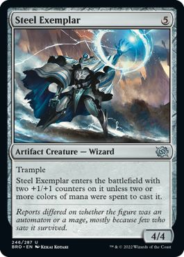 (英)【Foil】鋼の模範 / Steel Exemplar【BRO】 No.246