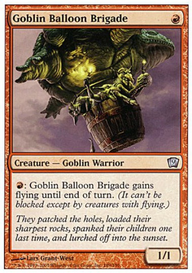 (英)ゴブリン気球部隊 / Goblin Balloon Brigade【9ED】 No.189