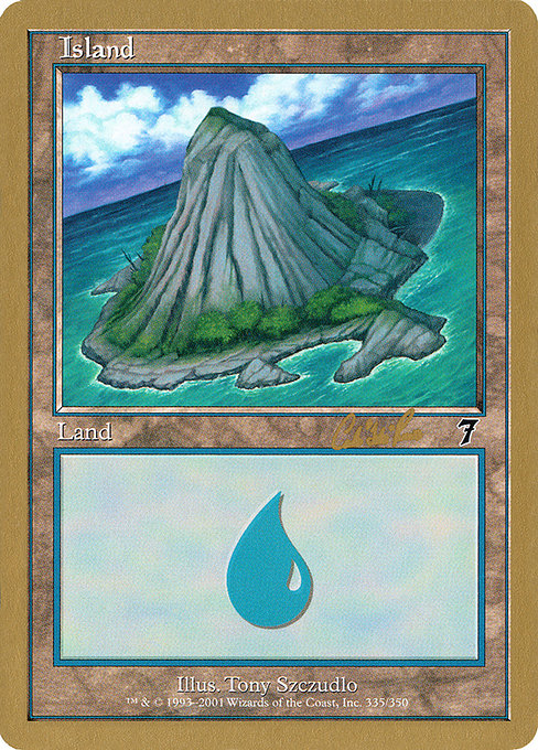(英)島 / Island【WC02】 World Championship Decks 2002 Carlos Romao 金枠 No.095