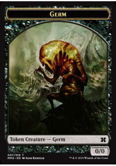 (英)ファイレクシアン・細菌トークン / Phyrexian Germ Token【MM2-TOKEN】 No.007