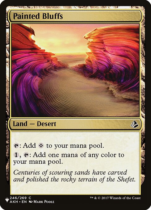 (英)色彩の断崖 / Painted Bluffs【AKH】 PWシンボル付き再販 No.246