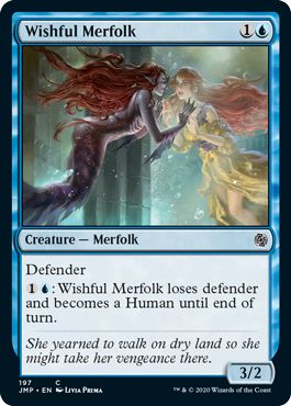 (英)切望するマーフォーク / Wishful Merfolk【JMP】 No.197
