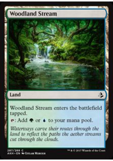 (英)森林地の小川 / Woodland Stream【AKH】 No.287