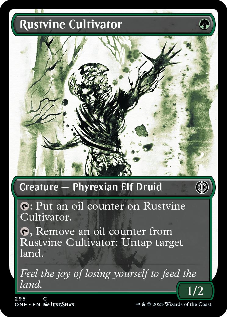 (英)【Foil】錆蔦の培養者 / Rustvine Cultivator ★ショーケース枠★(胆液) 【ONE】 No.295