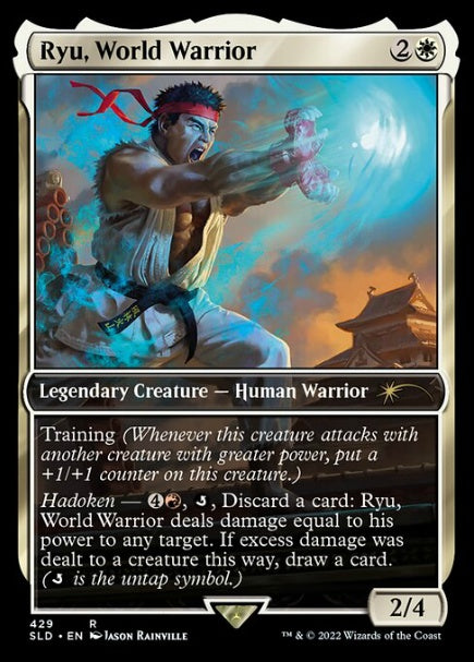 (英)【Foil】Ryu, World Warrior【SLD】Secret Lair x Street Fighter No.429