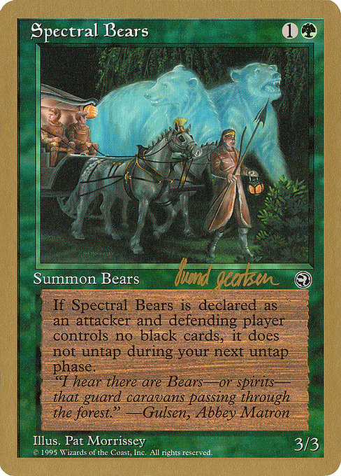 (英)Spectral Bears 【WC97】 World Championship Decks 1997 Svend Geertsen 金枠 No.069