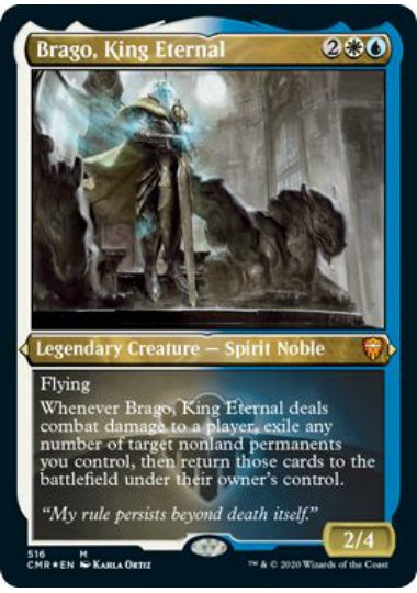 (英)【Foil】永遠王、ブレイゴ / Brago, King Eternal ★ショーケース枠★ 【CMR】 No.516