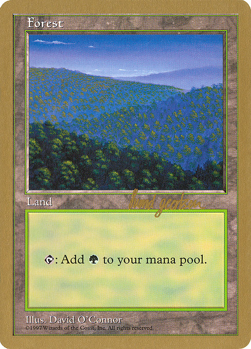 (英)森 / Forest【WC97】 World Championship Decks 1997 Svend Geertsen 金枠 No.119