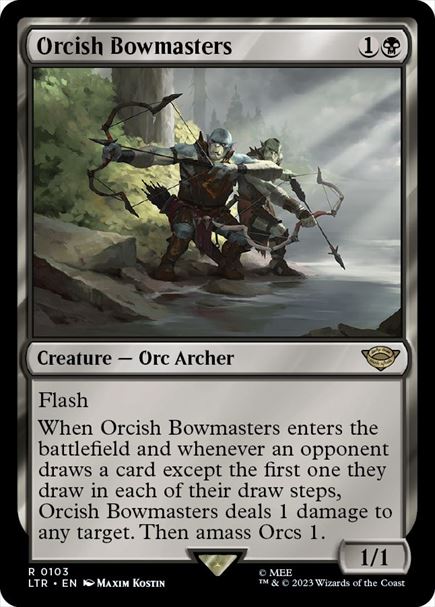 (英)【Foil】オークの弓使い / Orcish Bowmasters【LTR】 No.103