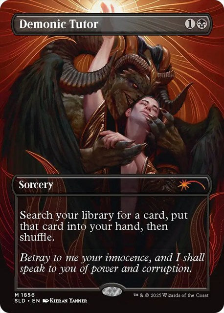 (英)悪魔の教示者 / Demonic Tutor【SLD】 Artist Series: Kieran Yanner No.1856