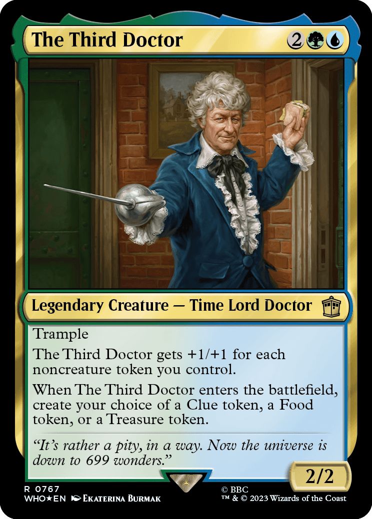 (英)【Surge-Foil】３代目ドクター / The Third Doctor【WHO】 No.0767