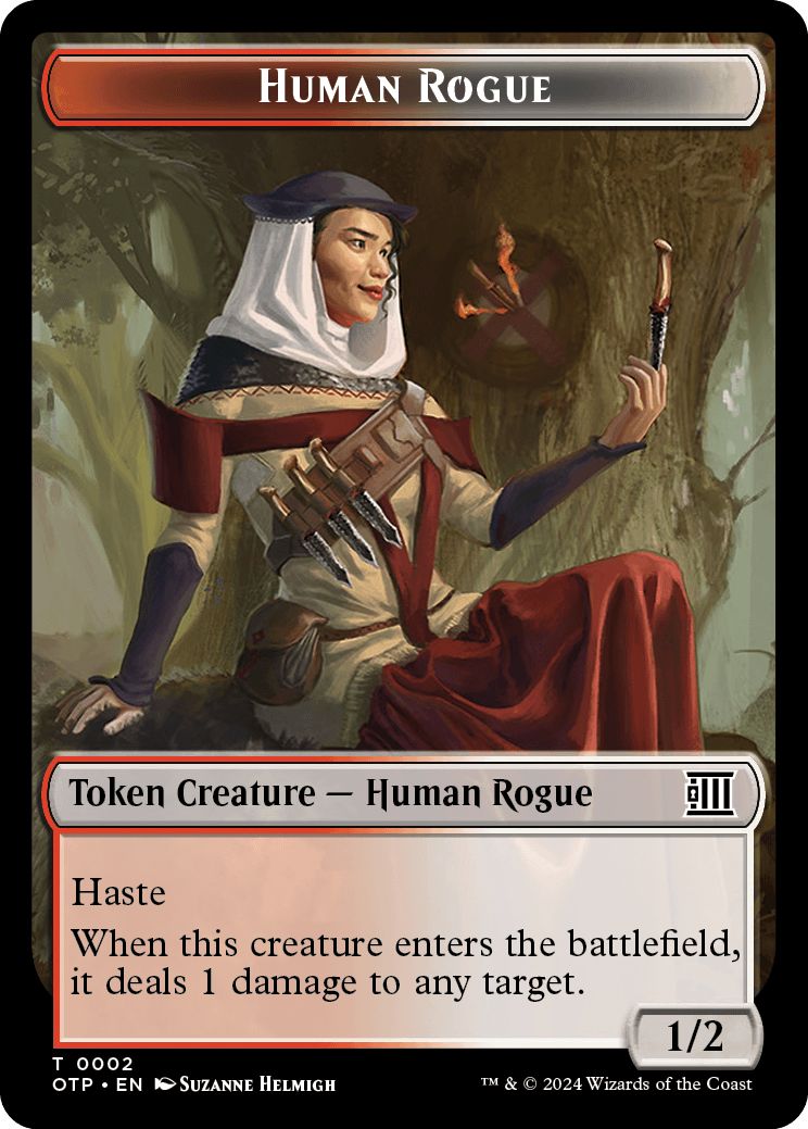 (英)人間・ならず者トークン / Human Rogue Token【OTP-TOKEN】 No.002