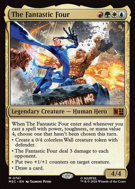 (英)ファンタスティック・フォー / The Fantastic Four【MSC】 No.741