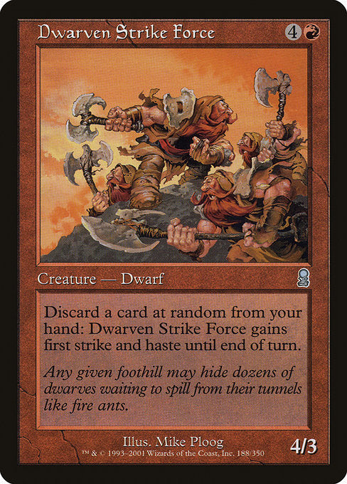 (英)ドワーフ打撃部隊 / Dwarven Strike Force【ODY】 No.188