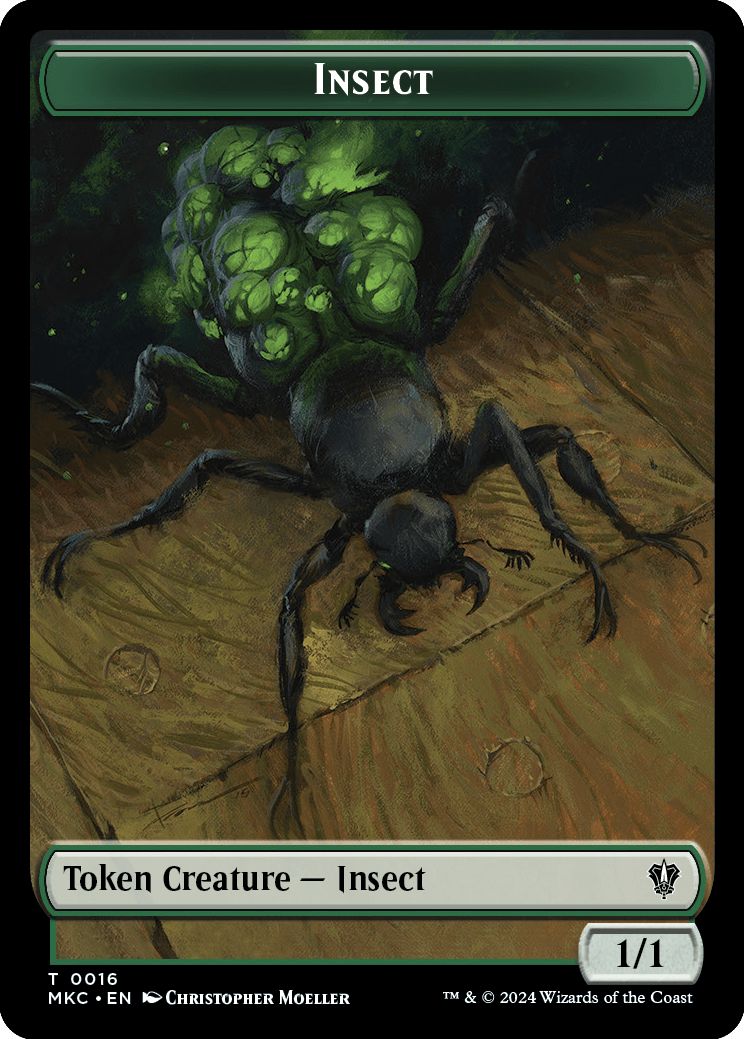 (英)昆虫トークン / Insect Token No.016 - 予示トークン / Manifest Token【MKC-TOKEN】 No.029