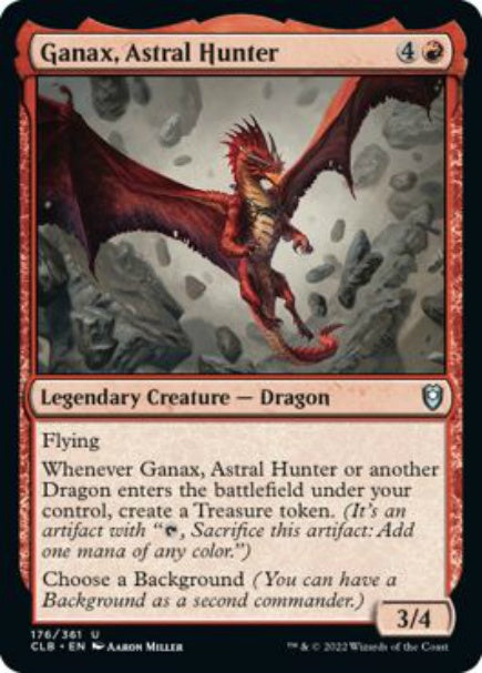 (英)【Foil】アストラルの狩人、ガナクス / Ganax, Astral Hunter【CLB】 No.176