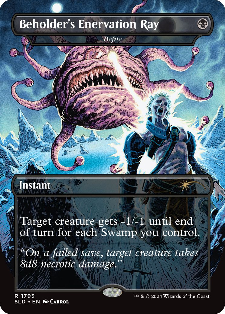 (英)Beholder's Enervation Ray[汚涜 / Defile]【SLD】 Death is In the Eyes of the Beholder II No.1793