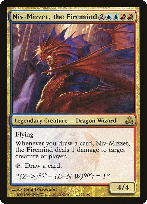 (英)火想者ニヴ＝ミゼット / Niv-Mizzet, the Firemind【GPT】 No.123