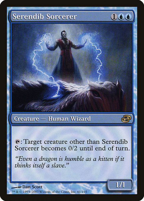 (英)【Foil】セレンディブの魔術師 / Serendib Sorcerer【PLC】 No.061
