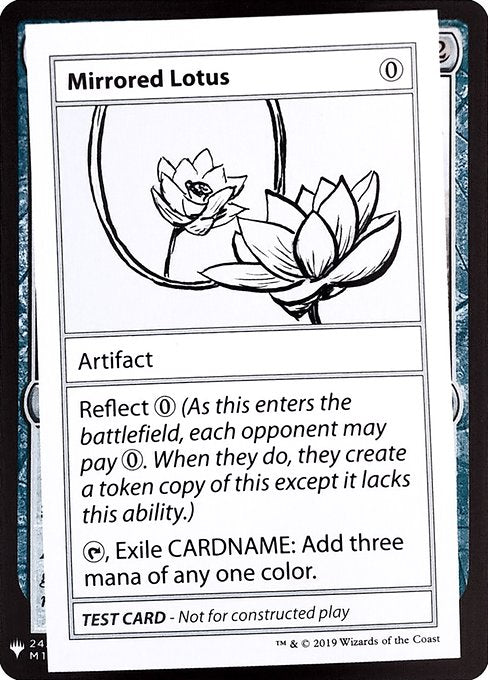 (英)Mirrored Lotus【MB1-TEST】 No.107