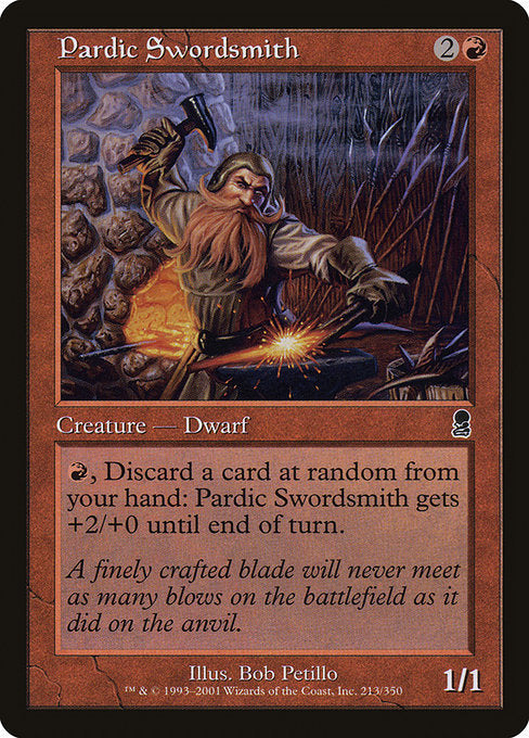 (英)【Foil】パーディック山の刀工 / Pardic Swordsmith【ODY】 No.213