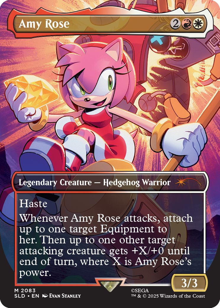 (英)【Foil】Amy Rose【SLD】 Secret Lair x Sonic: Friends & Foes No.2083