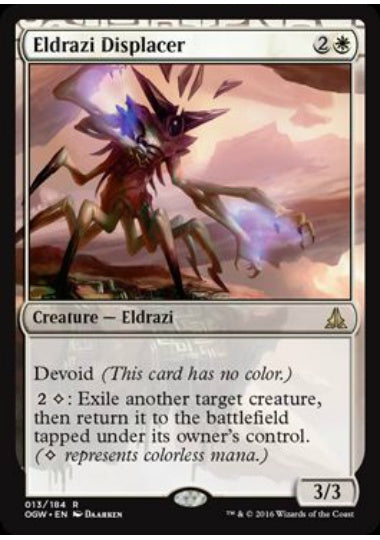 (英)変位エルドラージ / Eldrazi Displacer【OGW】 No.013