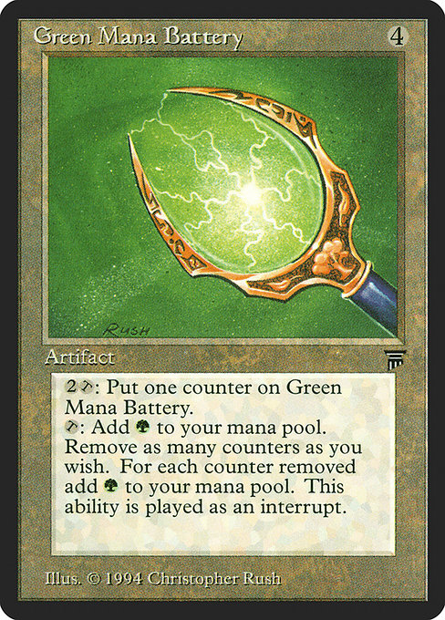(英)緑の魔力貯蔵器 / Green Mana Battery【LEG】 No.279