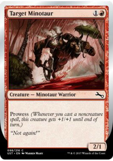 (英)【Foil】Target Minotaur 【UST】 (雨)No.098B