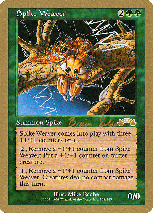 (英)スパイクの織り手 / Spike Weaver【WC98】 World Championship Decks 1998 Brian Selden 金枠 No.066