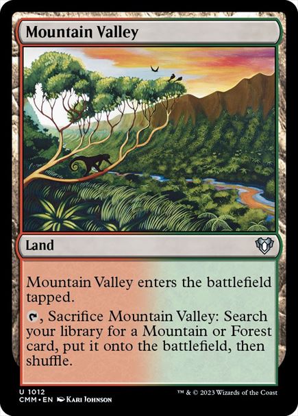 (英)山峡 / Mountain Valley【CMM】 No.1012