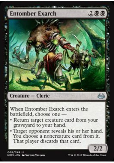 (英)【Foil】納墓の総督 / Entomber Exarch【MM3】 No.068