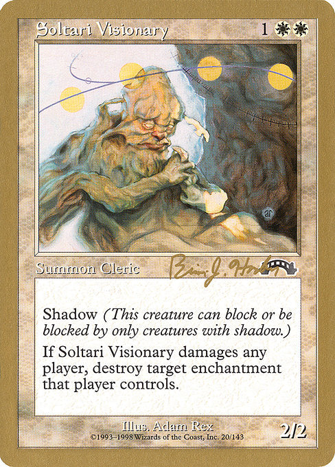 (英)サルタリーの幻想家 / Soltari Visionary【WC98】 World Championship Decks 1998 Brian Hacker 金枠 No.014