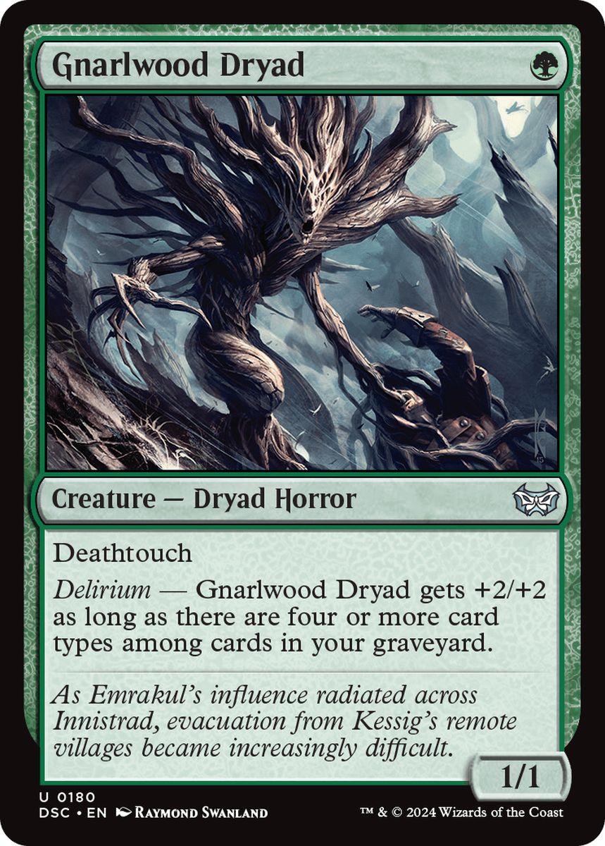 (英)節くれ木のドライアド / Gnarlwood Dryad【DSC】 No.180