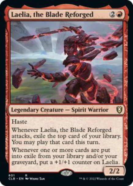 (英)再鍛の刃、ラエリア / Laelia, the Blade Reforged【CLB】 No.801