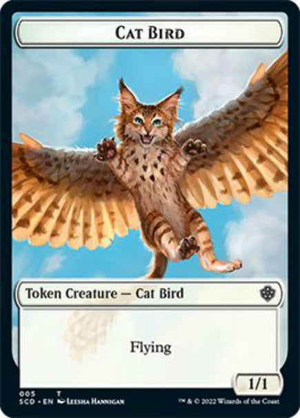 (英)猫・鳥トークン / Cat Bird Token No.005 - フェアリートークン / Faerie Token【SCD-TOKEN】 No.010