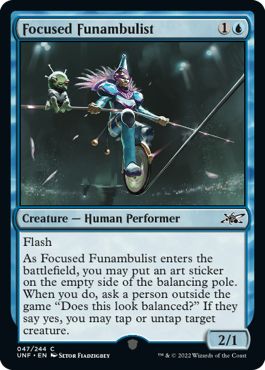 (英)【Foil】Focused Funambulist【UNF】 No.047