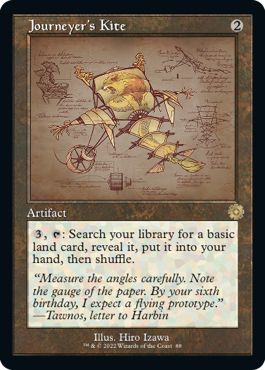 (英)【Foil】旅行者の凧 / Journeyer's Kite【BRR】設計図カード No.088