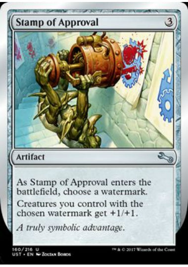 (英)Stamp of Approval 【UST】 No.160