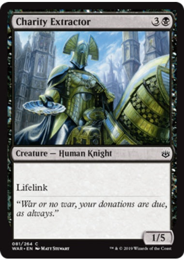 (英)【Foil】募金取り / Charity Extractor【WAR】 No.081