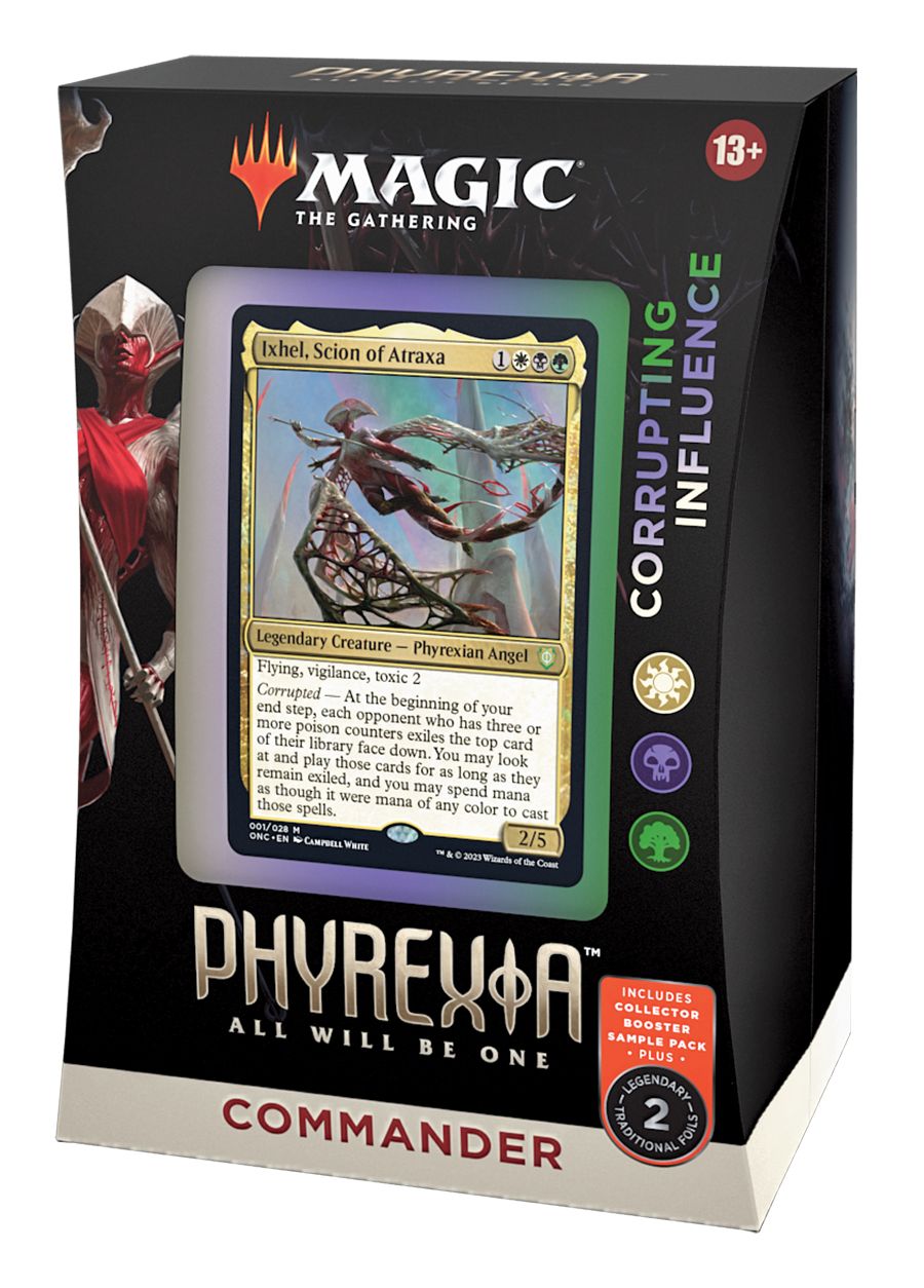 (英)ファイレクシア：完全なる統一 統率者デッキ「汚染の影響」 / Phyrexia: All Will Be One Commander Deck "Corrupting Influence"【BOX】 ※発送方法は「ゆうパック」を選択してください。