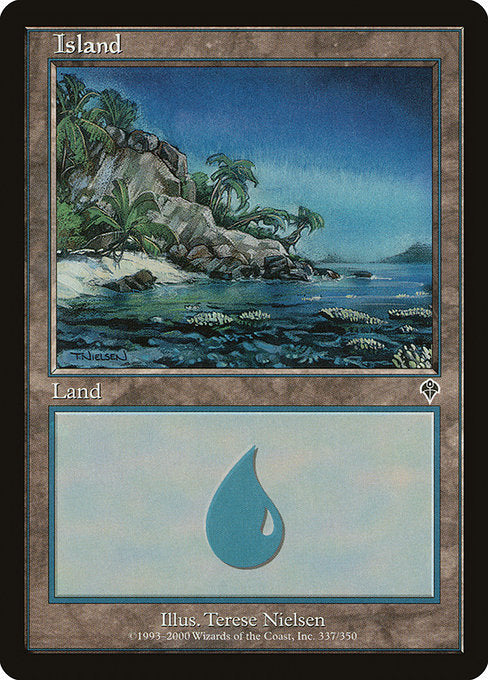 (英)【Foil】島 / Island【INV】 No.337