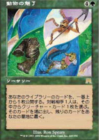 (日)【Foil】動物の魅了 / Animal Magnetism【ONS】 No.245