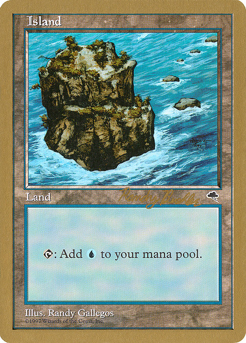 (英)島 / Island【WC98】 World Championship Decks 1998 Randy Buehler 金枠 No.095