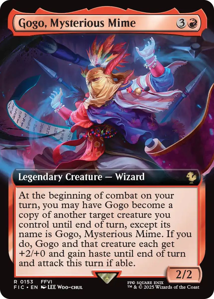 (英)ものまね士、ゴゴ / Gogo, Mysterious Mime ★拡張枠★ 【FIC】 No.153
