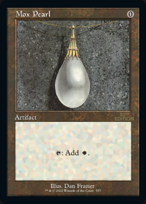 (英)Mox Pearl【30A】 旧枠加工カード No.557 ※トーナメントで使用することはできません。