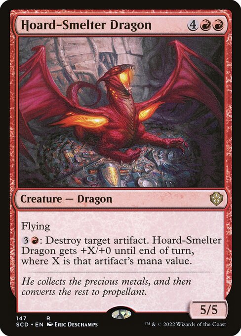 (日)蔵製錬のドラゴン / Hoard-Smelter Dragon【SCD】 No.147